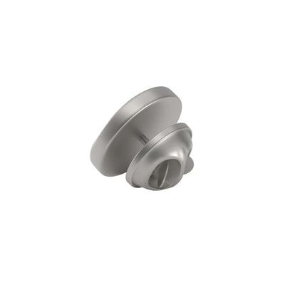Round Brushed Silver Engravable Lapel Pin