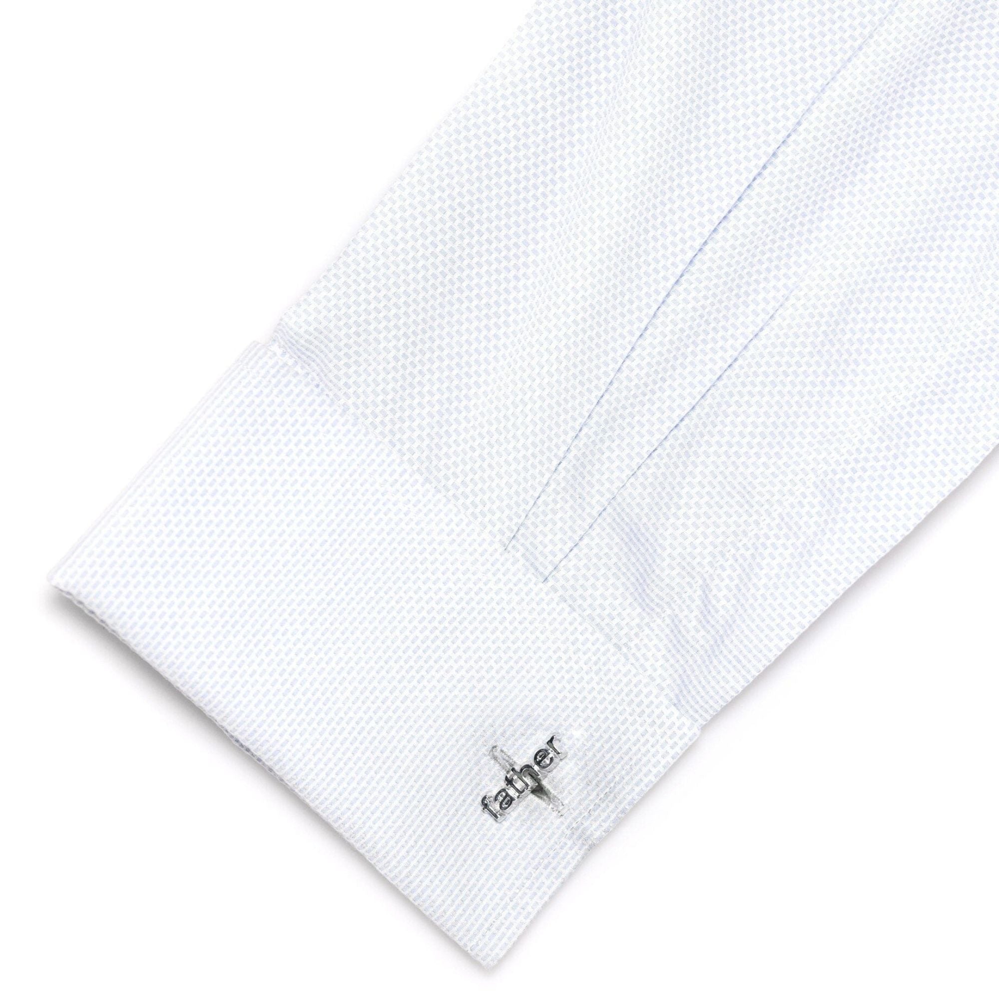 Grooms Father cut-out style Wedding cufflinks