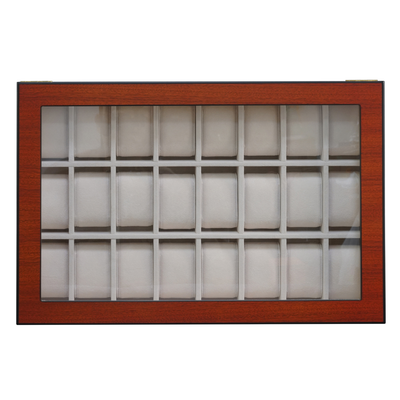 24 Slots Wooden Watch Box