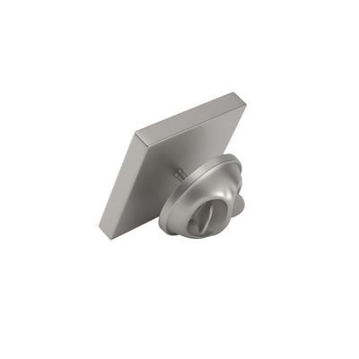 Square Brushed Silver Engravable Lapel Pin