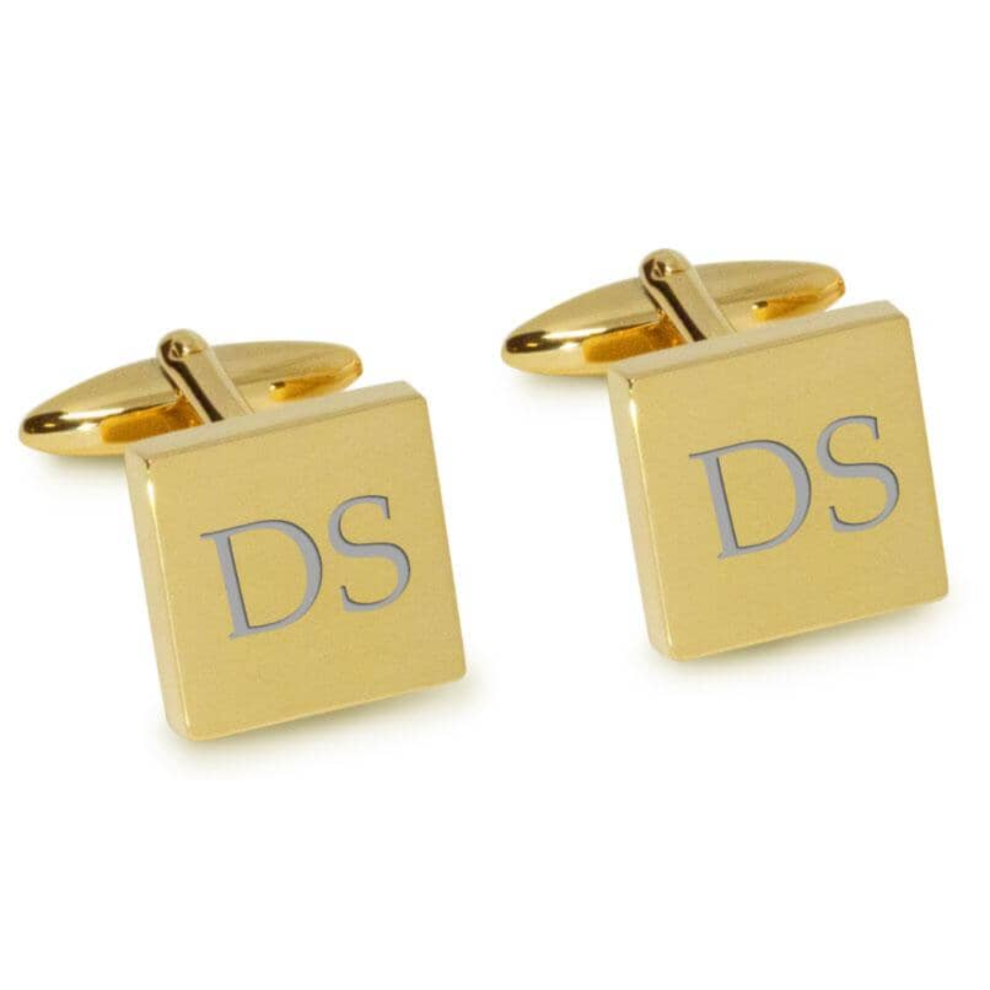 Two Initials Engraved Cufflinks