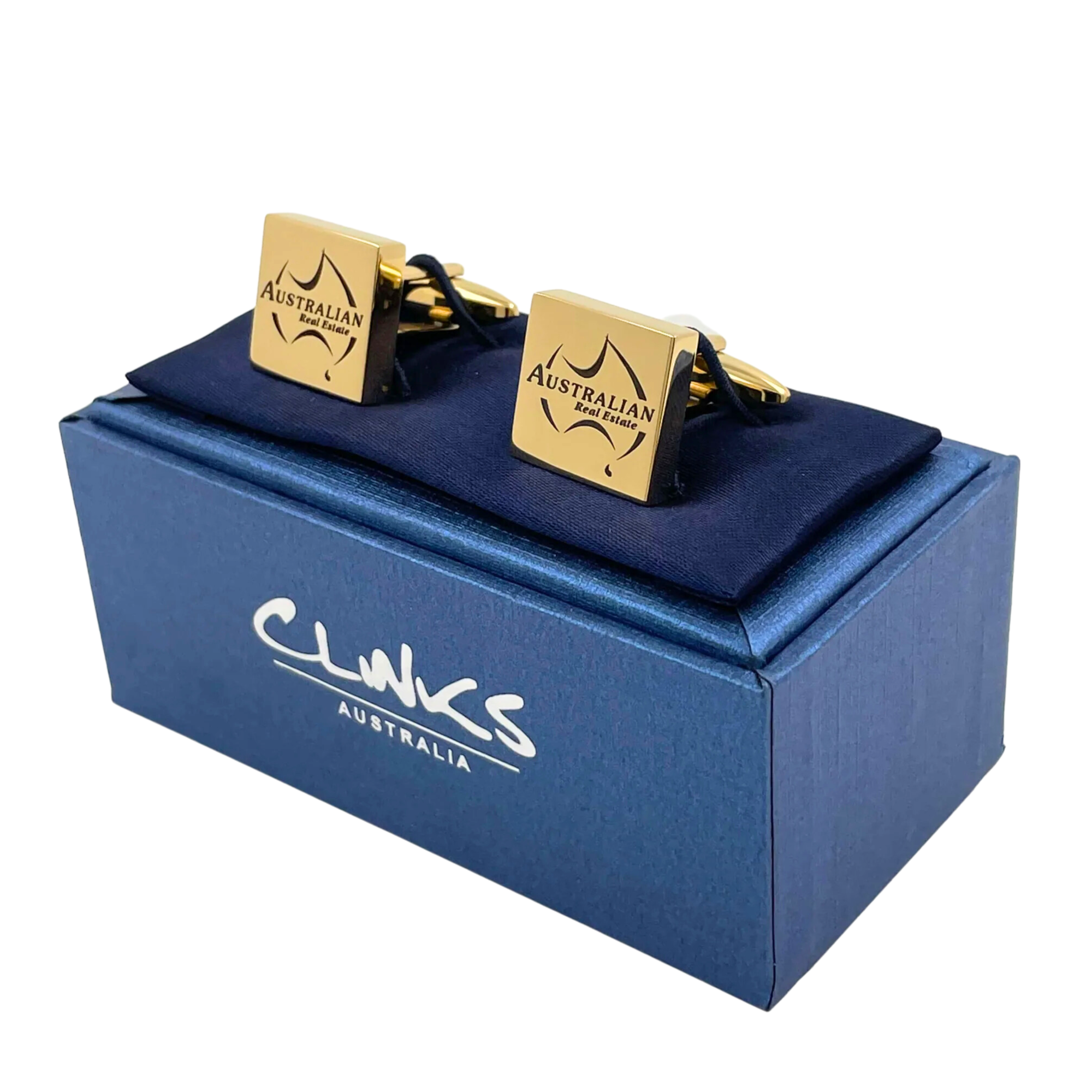 Your Logo Here Engraved Cufflinks