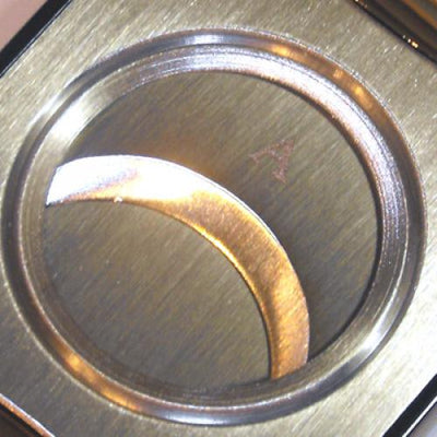Angelo 64 Ring 2 Finger Silver Colour Cutter Boxed