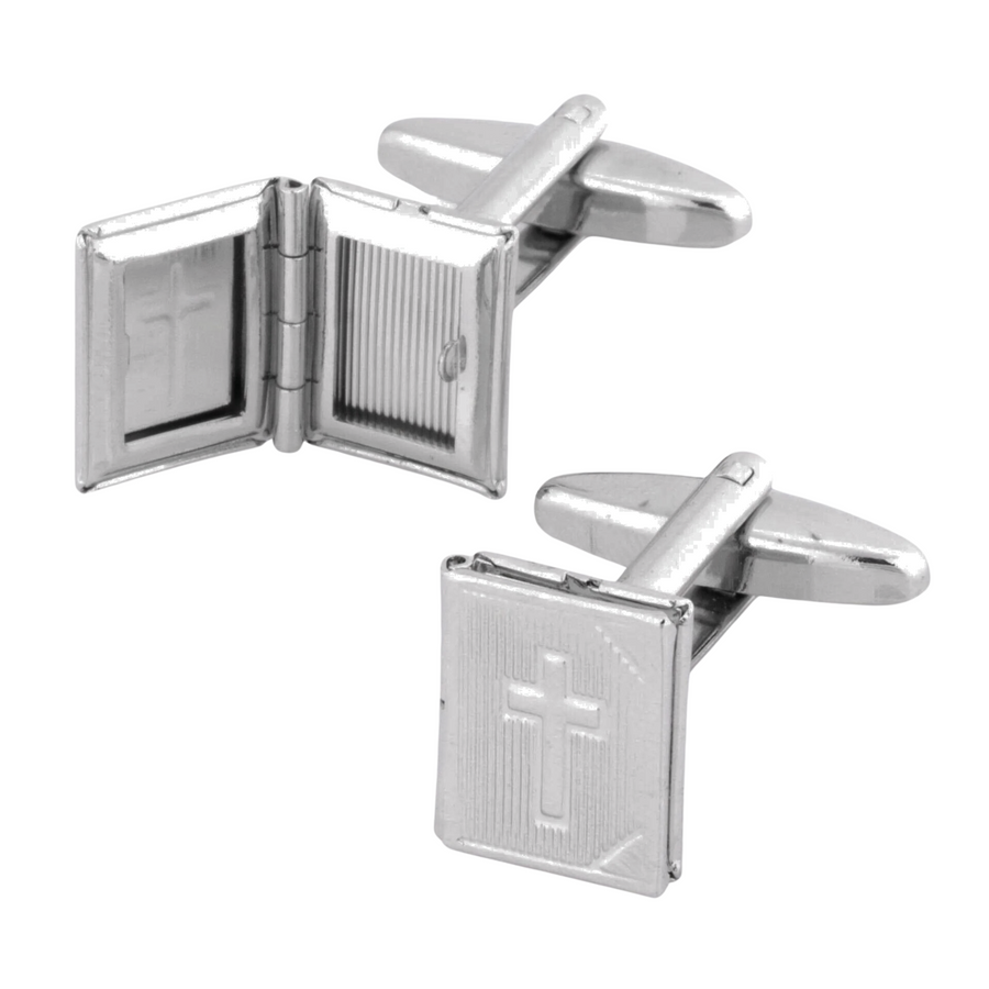 Opening Holy Bible Cufflinks