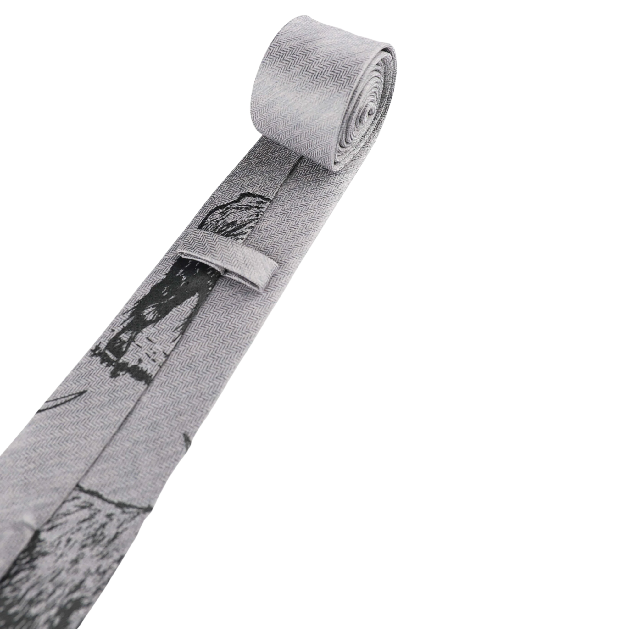 Bull Silver Tie