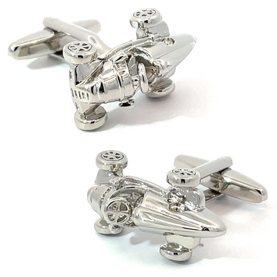 Retro Racing Car Cufflinks