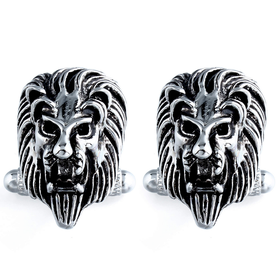 Lion Cufflinks in antique style