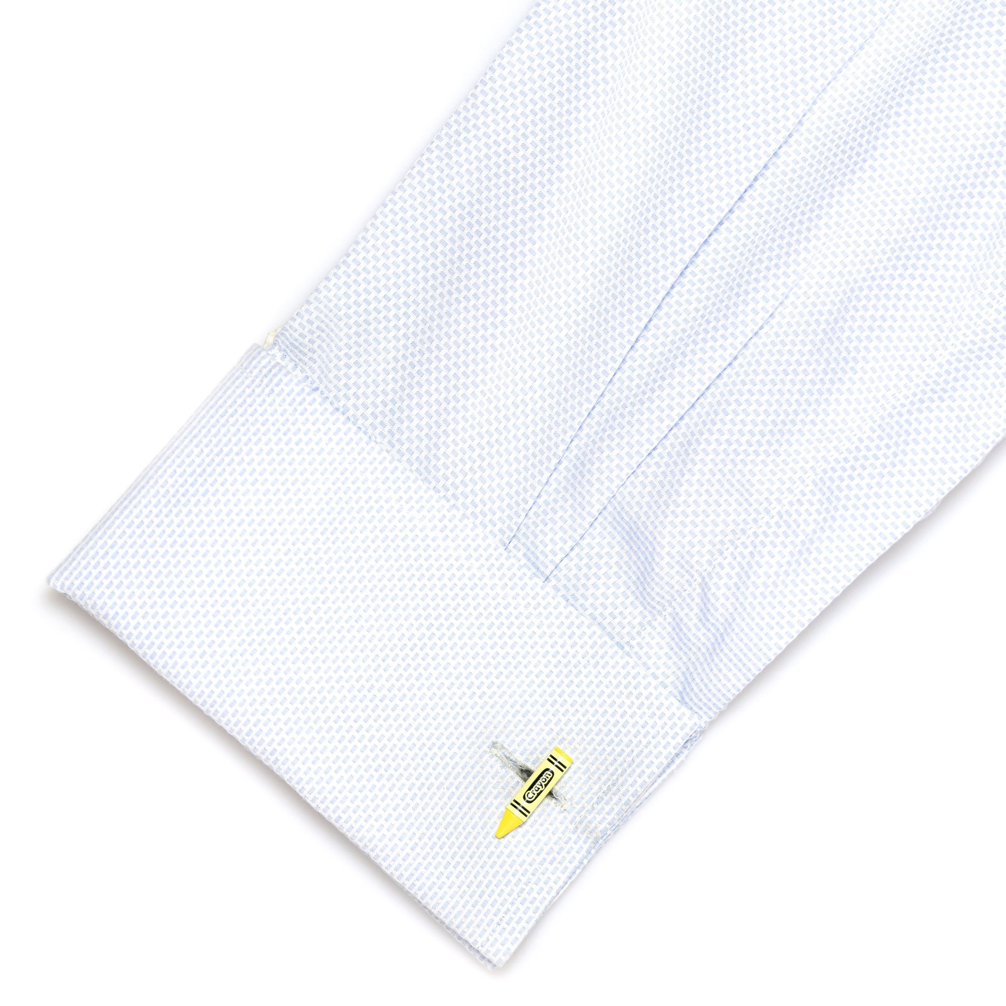 Yellow Crayon Cufflinks