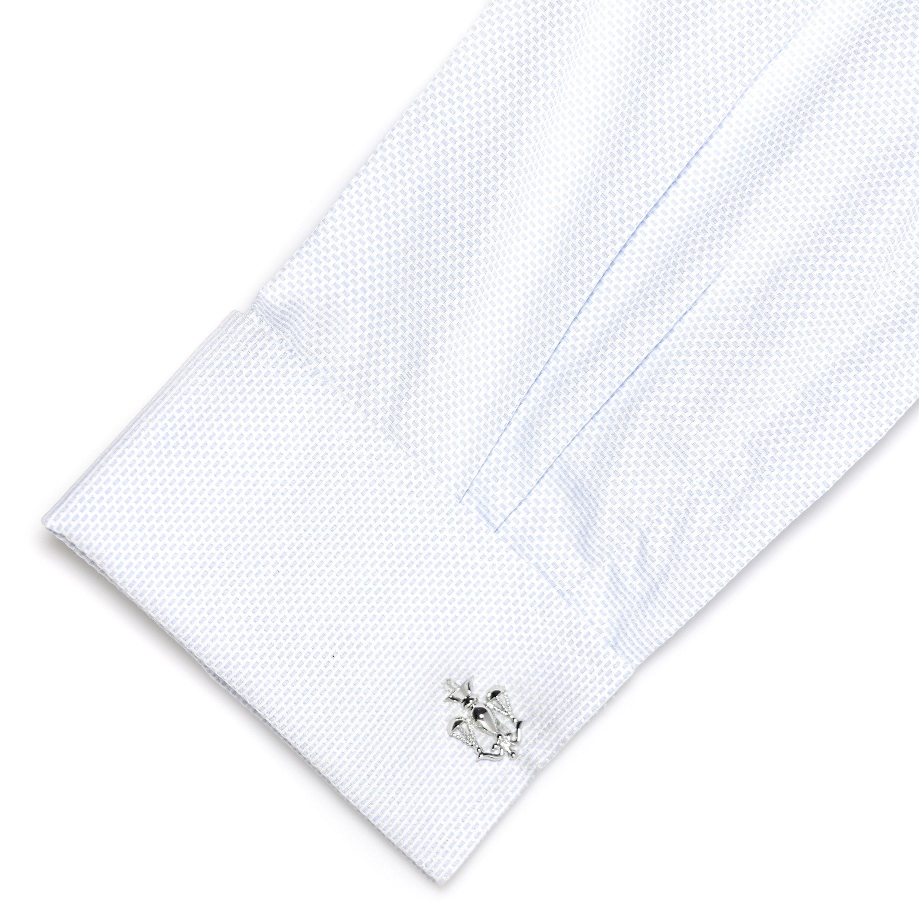 Scales of Justice Silver 2 Cufflinks