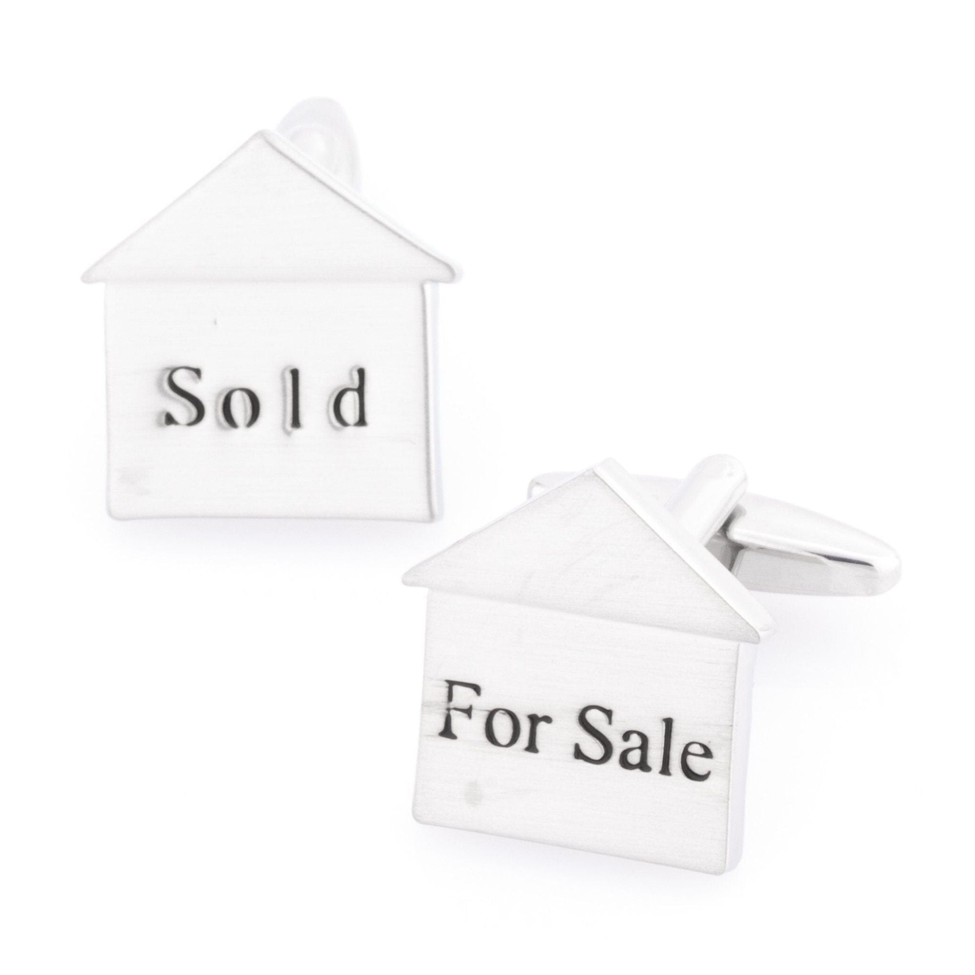 For Sale Sold House Cufflinks