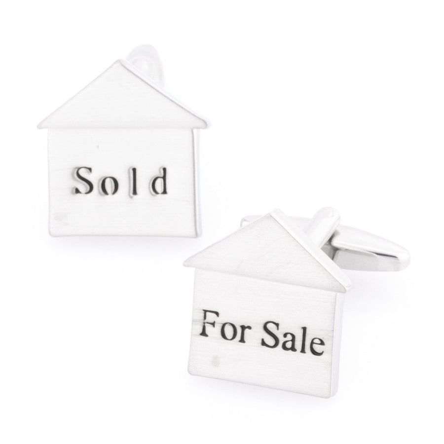 For Sale Sold House Cufflinks