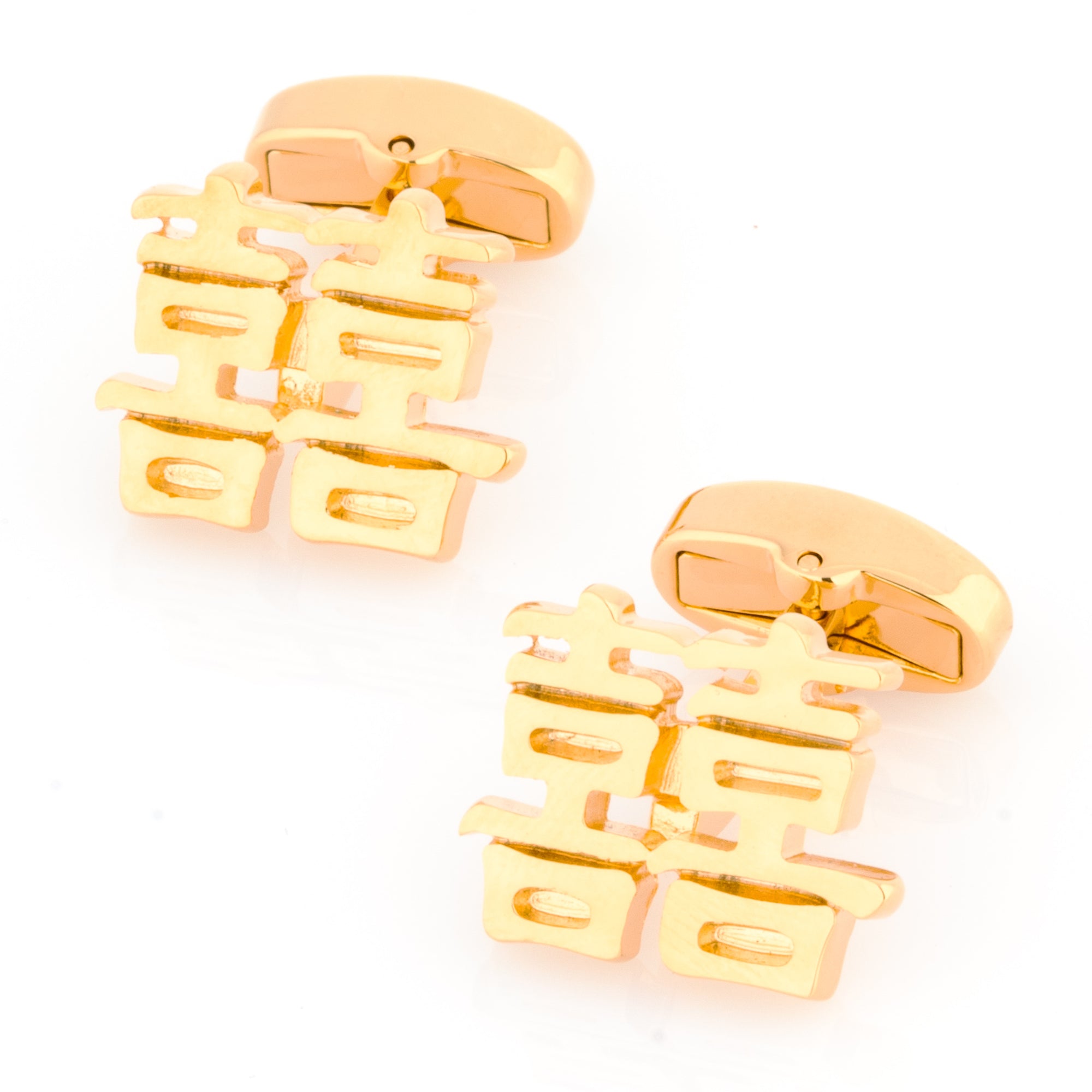 Chinese Symbol of Double Happiness Gold