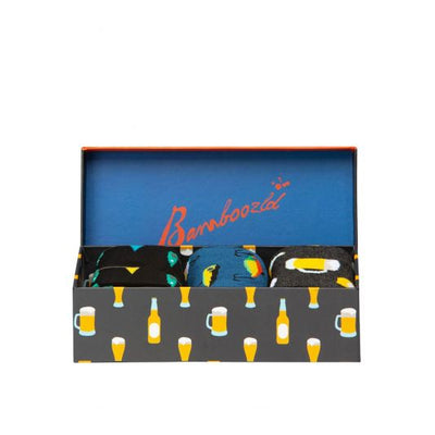 Blokes Life 3 pair Socks Gift Box, Socks, Bamboozld, Bamboo, Cotton, Spandex, Assorted Colour, SS7107, Clinks Australia