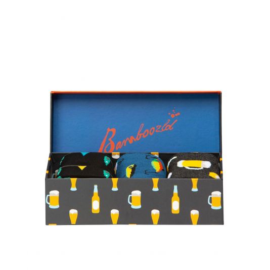 Blokes Life 3 pair Socks Gift Box, Socks, Bamboozld, Bamboo, Cotton, Spandex, Assorted Colour, SS7107, Clinks Australia