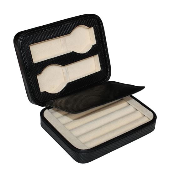 Cufflink and  Watch Case, Watch Case, Cuffed Cufflink and Watch Case, Clink Australia Cufflink and Watch Case, Cufflink and Watch Case on Cuffed, Australia Cufflink and Watch Box Case, Cufflink and Watch Storage Case, Cufflink and Watch Display Case, Executive Cufflink and Watch Case, Black, Watch Case, CB5010, Clinks Australia