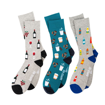 Drinks Socks Gift Set, Drinks Gift Set, Socks Gift Set, Gift Sets, Location: SK2036+SK2031+SK2035, SS5004, Socks, Clinks Australia