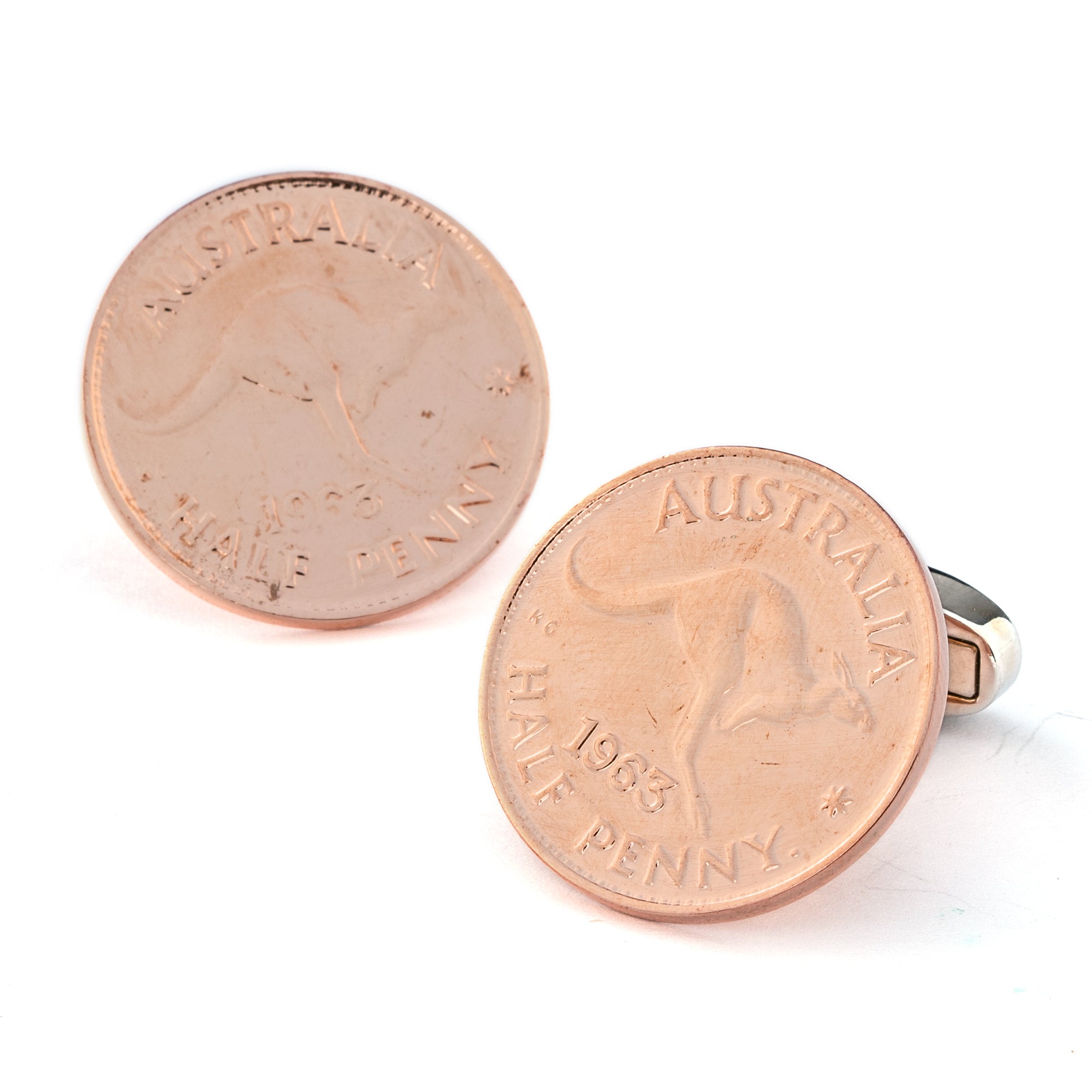 Australian Half Penny Coin Cufflinks