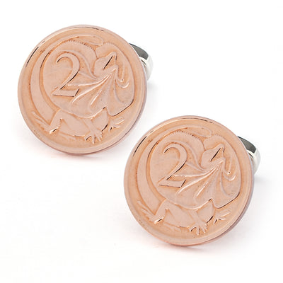 Australian 2 Cent Coin Cufflinks