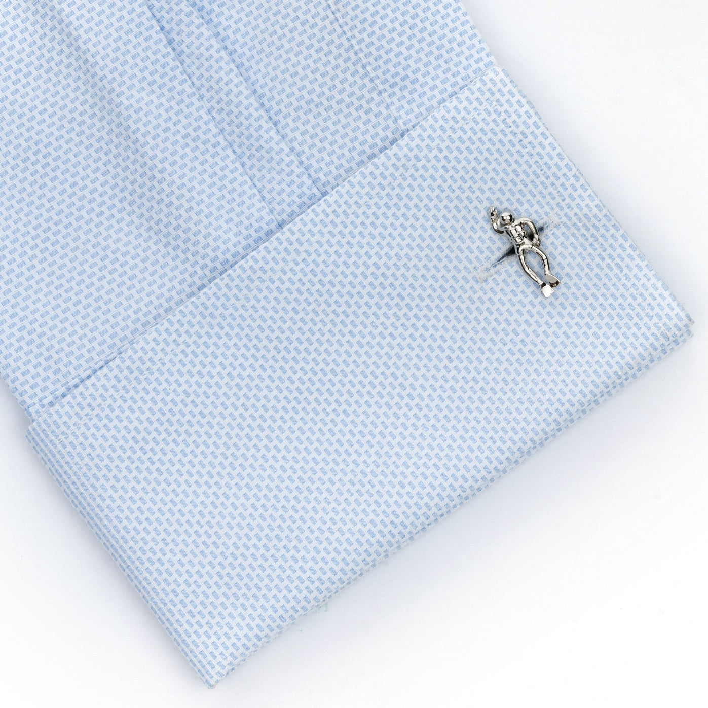 Scuba Diver Cufflinks Silver