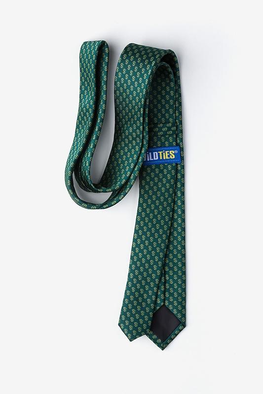 Dollar Signs Skinny Tie