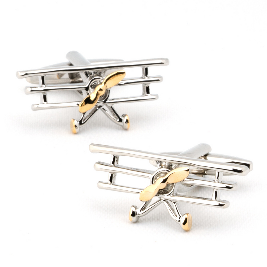 "High Flyer" TriPlane Cufflinks