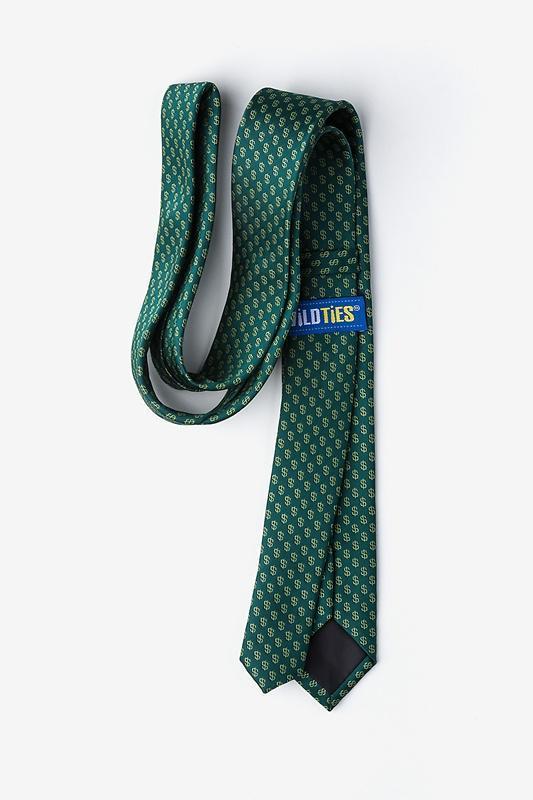 Dollar Signs Skinny Tie
