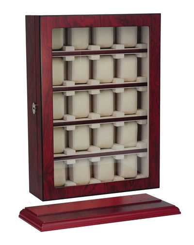Bubinga Wooden Watch Cabinet, 20 Watch Box, Cuffed Watch Box, Clinks Australia Watch Box, Bubinga Watch Box on Cuffed, Australia Watch Cabinet, Watch Cabinet Storage Box, Watch Storage Box, Watch Cabinet Display, 20 Slots Watch Box, Watch Boxes for 20, Bubinga Wood Watch Cabinet, Wooden Watch Cabinet, Bubinga, Watch Cabinet, CB5048, Clinks Australia