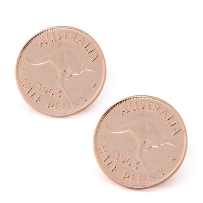 Australian Half Penny Coin Cufflinks