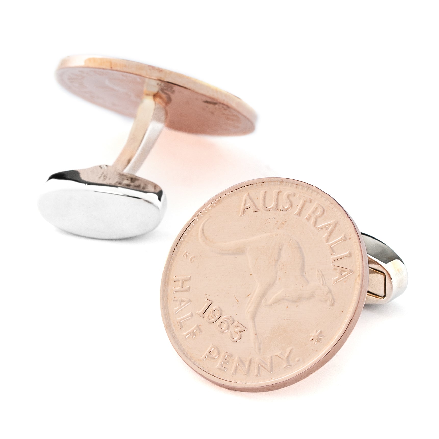 Australian Half Penny Coin Cufflinks