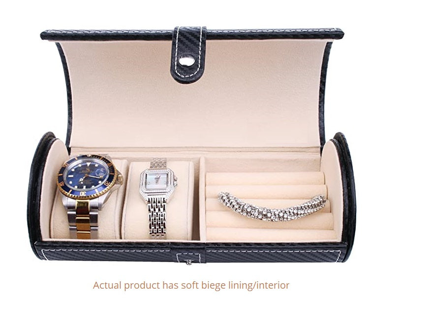 Black Leather Cufflink Watch Case, Cuffed Leather Cufflink Watch Case, Clink Australia Cufflink Watch Case, Black Leather Cufflink Watch Case on Cuffed, Australia Cufflink Watch Box Case, Cufflink Watch Storage Case, Cufflink Watch Display Case, Leather Cufflink Watch Case, Black, Watch Case, Cufflinks Boxes, Watch Boxes, Storage Boxes, CB5014, Clinks Australia