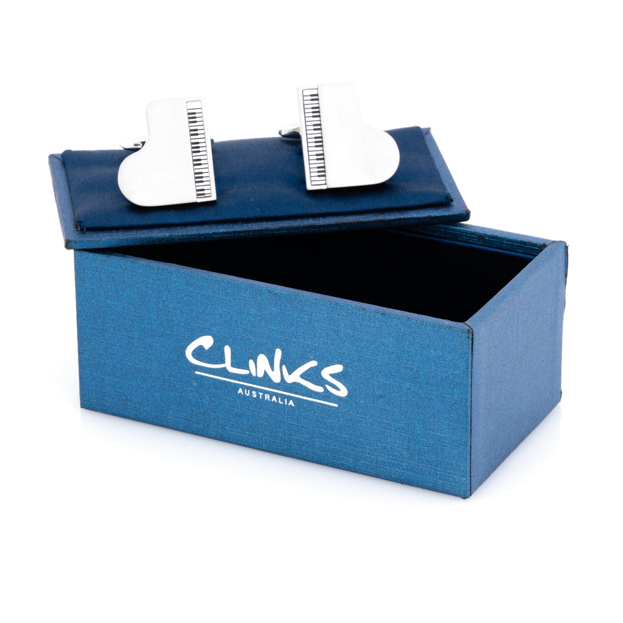 Silver Piano Cufflinks