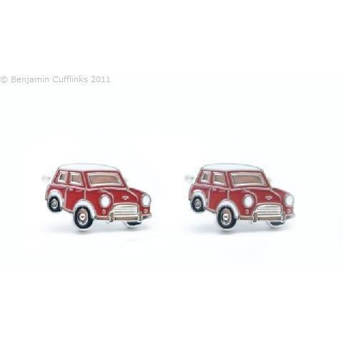 Red Mini Cufflinks