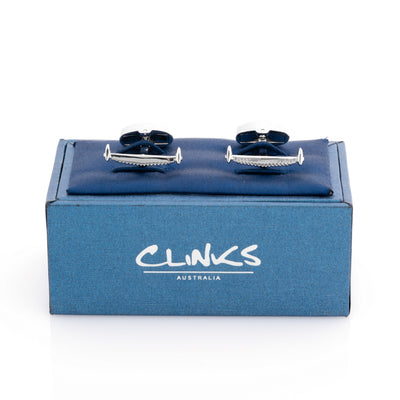 Double Handle Saw Cufflinks