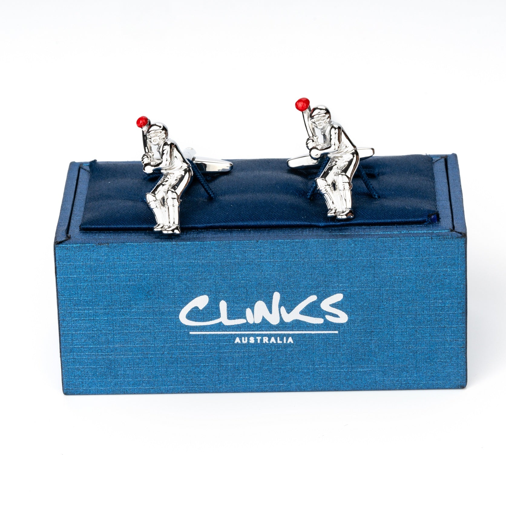 Cricket Batter Cufflinks