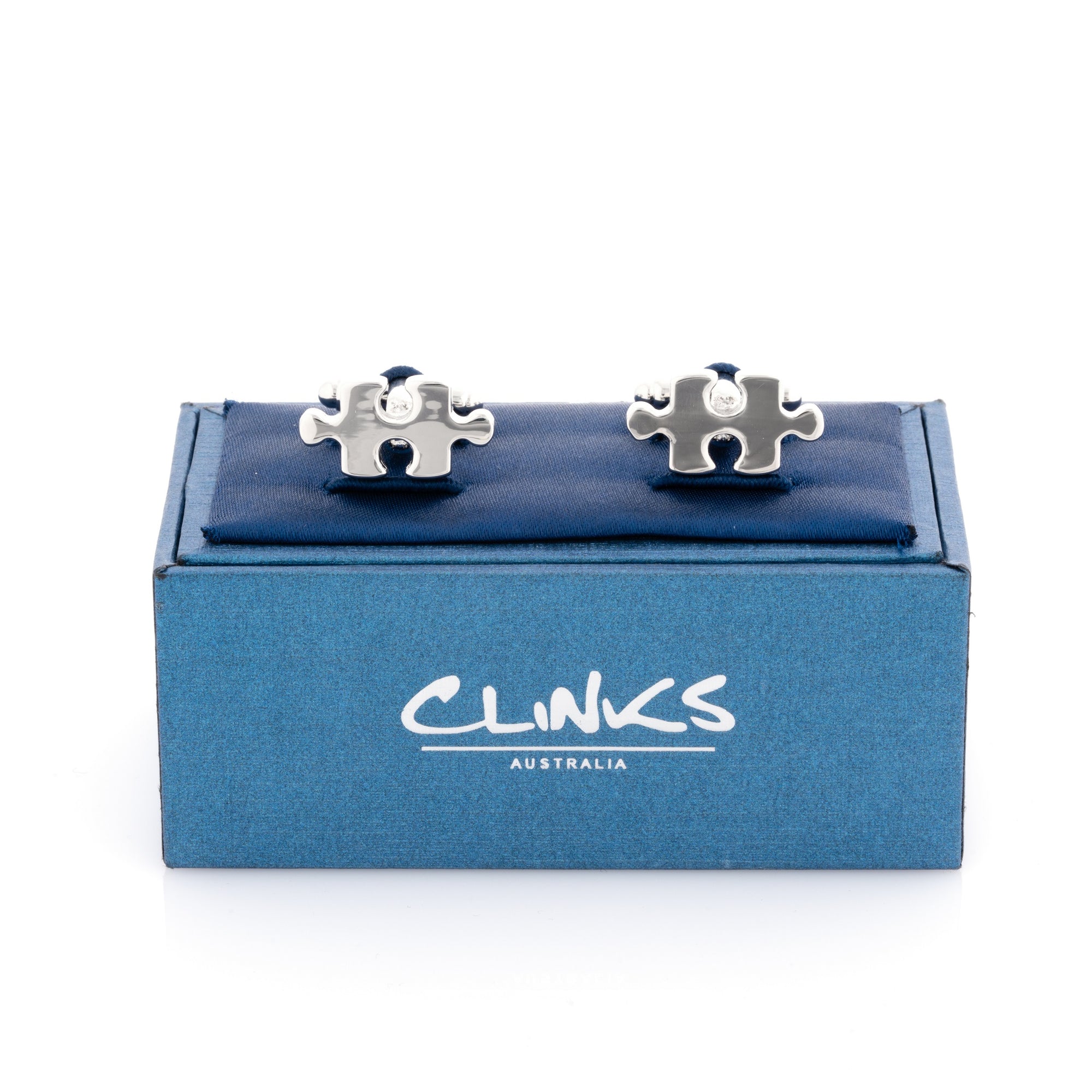 Silver "Puzzle" Jigsaw Cufflinks