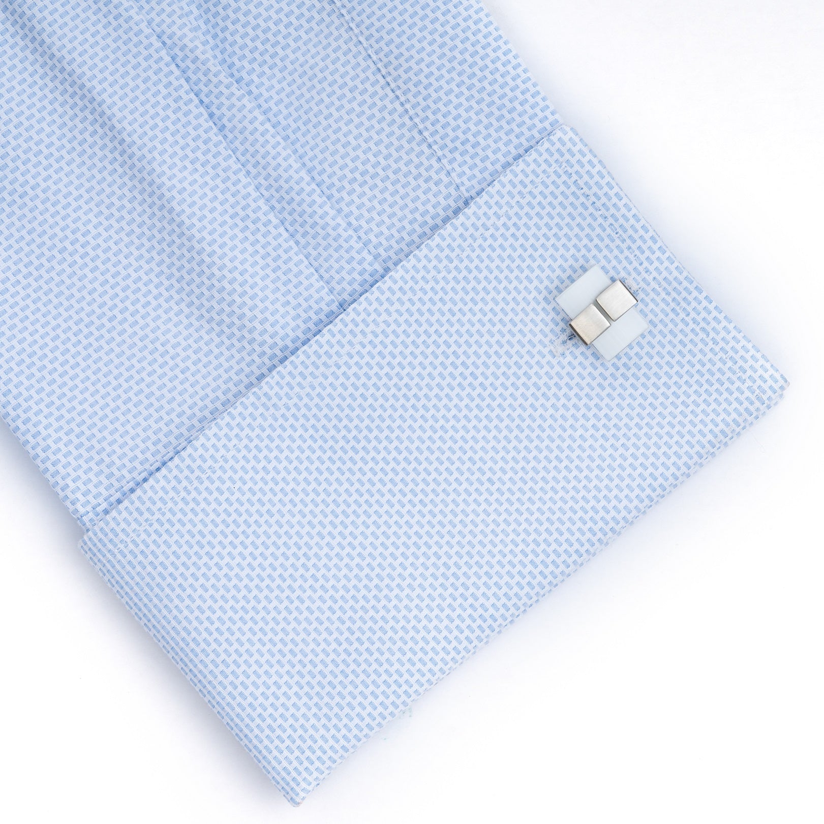 White Ice Cateye Cufflinks